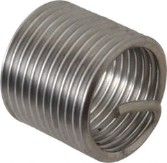 Recoil - M14x1.50 Metric Fine, 21mm OAL, Free Running Helical Insert - 21 Free Coils, Tanged, Stainless Steel, Bright Finish, 1-1/2D Insert Length - Exact Tool & Supply