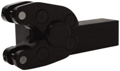 Made in USA - 5 Inch Overall Length x 1-1/2 Inch Overall Width, 0.19 to 1 Inch Capacity, Right Hand Cut, Scissor and Straddle Type Knurler - 3/4 Inch Diameter, 4 Inch Shank Length x 5/8 Inch Shank Width x 5/8 Inch Shank Height, Square Shank, KP Series - Exact Tool & Supply