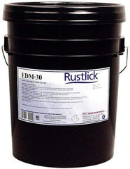 Rustlick - Rustlick EDM-30, 5 Gal Pail EDM/Dielectric Fluid - Straight Oil, For Electric Discharge Machining - Exact Tool & Supply