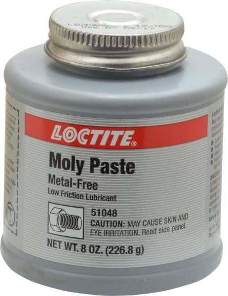 Loctite - 8 oz Can General Purpose Anti-Seize Lubricant - Molybdenum Disulfide, -20 to 750°F, Black, Water Resistant - Exact Tool & Supply