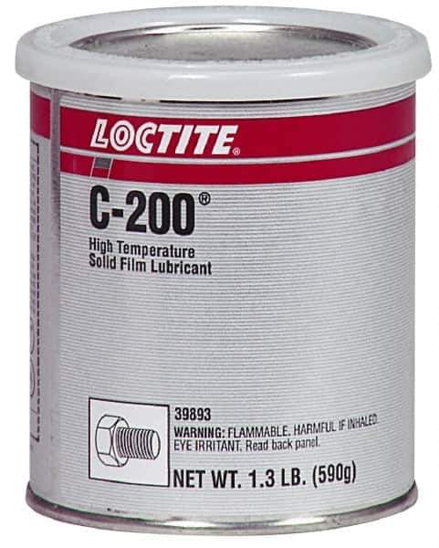 Loctite - 1.3 Lb Can Dry Film Lubricant - Dark Gray, 2,400°F Max - Exact Tool & Supply