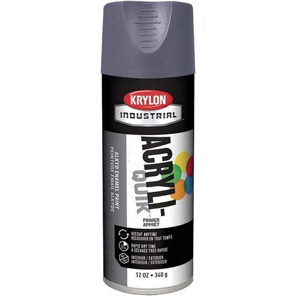 Krylon - 16 oz Platinum Primer - 15 to 20 Sq Ft Coverage, Direct to Metal, Quick Drying, Interior/Exterior - Exact Tool & Supply