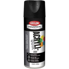 Krylon - 16 oz Charcoal Black Primer - 15 to 20 Sq Ft Coverage, Direct to Metal, Quick Drying, Interior/Exterior - Exact Tool & Supply