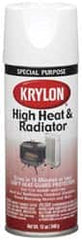 Krylon - White, 12 oz Net Fill, Gloss, High-Heat Spray Paint - Exact Tool & Supply