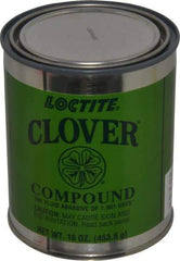 Loctite - 1 Lb Grease Compound - Compound Grade Coarse, Grade E, 120 Grit, Black & Gray, Use on General Purpose - Exact Tool & Supply