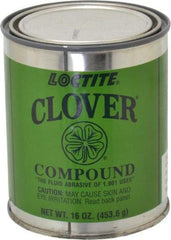 Loctite - 1 Lb Grease Compound - Compound Grade Very Fine, Grade C, 220 Grit, Black & Gray, Use on General Purpose - Exact Tool & Supply