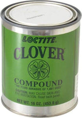 Loctite - 1 Lb Grease Compound - Compound Grade Super Fine, Grade 2A, 400 Grit, Black & Gray, Use on General Purpose - Exact Tool & Supply