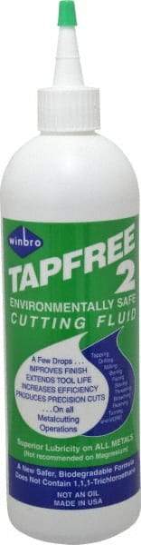 TapFree 2 - Tapfree 2, 1 Pt Bottle Cutting & Tapping Fluid - Water Soluble, For Cleaning - Exact Tool & Supply