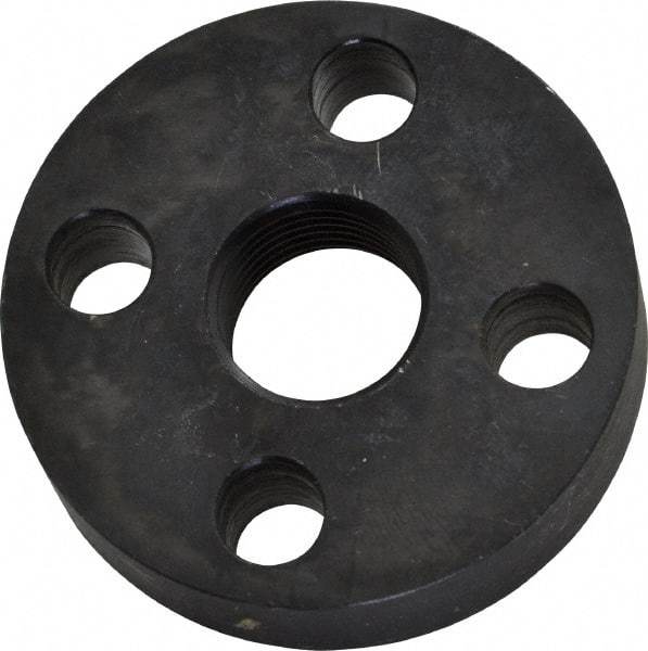 Nook Industries - 1.6" Flange OD x 0.41" Thickness Precision Acme Mounting Flange - For 3/8-4, 3/8-10 Bars, 4 Mounting Holes, Steel - Exact Tool & Supply