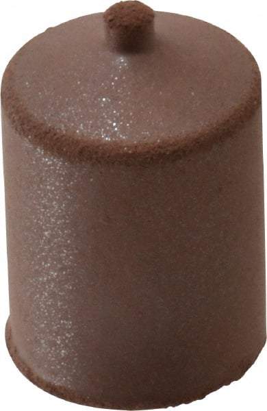 Cratex - 7/8" Max Diam x 1-1/4" Long, Cone, Rubberized Point - Fine Grade, Silicon Carbide, 1/4" Arbor Hole, Unmounted - Exact Tool & Supply