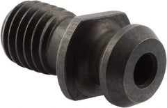 Kennametal - CAT40 Taper, 5/8-11 Thread, 45° Angle Radius, Standard Retention Knob - 1-1/2" OAL, 0.74" Knob Diam, 0.64" from Knob to Flange, 9/32" Coolant Hole, Through Coolant - Exact Tool & Supply