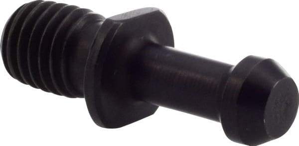 Kennametal - BT40 Taper, 5/8-11 Thread, 45° Angle Radius, Standard Retention Knob - 2-1/8" OAL, 0.588" Knob Diam, 1.266" from Knob to Flange - Exact Tool & Supply