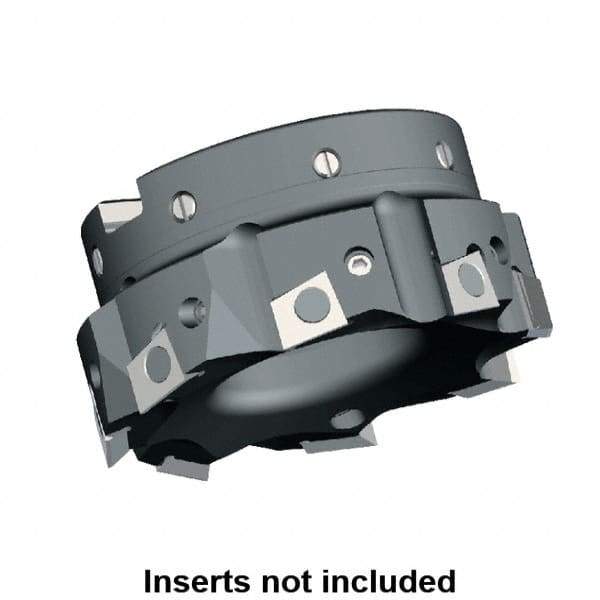 Kennametal - 3 Inserts, 50mm Cut Diam, 22mm Arbor Diam, 9.5mm Max Depth of Cut, Indexable Square-Shoulder Face Mill - 0/90° Lead Angle, 40mm High, BGHX 15L5... Insert Compatibility, Series Fix-Perfect - Exact Tool & Supply