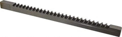 Dumont Minute Man - 24mm Keyway Width, Style F, Keyway Broach - High Speed Steel, Bright Finish, 1" Broach Body Width, 1" to 6" LOC, 20-1/4" OAL, 10,600 Lbs Pressure for Max LOC - Exact Tool & Supply