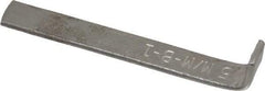 Dumont Minute Man - 1 Piece Style B-1 Broach Shim - 5mm Keyway Width, 0.05" Shim Thickness - Exact Tool & Supply