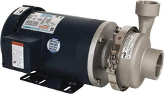 Finish Thompson - 92 Head Pressure, 152 GPM, 3 HP, 39 Working Pressure, Corrosion Resistant Pump - 2" Inlet Size, 1-1/2" Outlet Size, 230/460 Input Voltage - Exact Tool & Supply