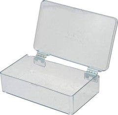 Flambeau - 2-3/4" Wide x 1-1/8" High x 4-1/2" Deep, Small Parts Box - Cellulose Propionate Frame, 1 Compartments, 4-1/8" Wide x 7/8" High x 2-5/8" Deep Bin - Exact Tool & Supply
