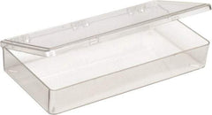 Flambeau - 4-1/2" Wide x 1-3/8" High x 8-1/4" Deep, Small Parts Box - K-Resin Frame, 1 Compartments, 7-1/8" Wide x 1-1/8" High x 4" Deep Bin - Exact Tool & Supply