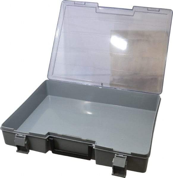 Flambeau - 15-1/2" Wide x 2-1/2" High x 11-3/4" Deep, Small Parts Storage Box - Copolymer Frame, 1 Compartments - Exact Tool & Supply