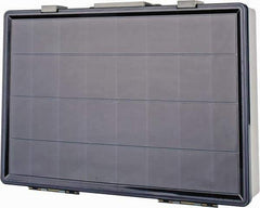 Flambeau - 18-1/2" Wide x 3" High x 13" Deep, Small Parts Storage Box - Copolymer Frame, 8 to 32 Compartments - Exact Tool & Supply