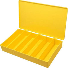 Flambeau - 11" Wide x 1-3/4" High x 6-3/4" Deep, Small Parts Box - Polypropylene Frame, 6 Compartments, 6" Wide x 1-5/8" High x 1-1/2" Deep Bin - Exact Tool & Supply