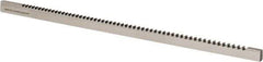 Dumont Minute Man - 5/16" Keyway Width, Style C, One-Pass Keyway Broach - Bright Finish, 3/8" Broach Body Width, 19/64" to 2" LOC, 18-1/2" OAL, 3,900 Lbs Pressure for Max LOC - Exact Tool & Supply