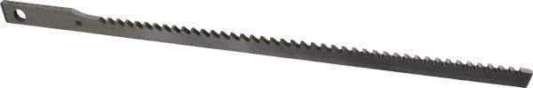 Dumont Minute Man - 1/4" Keyway Width, Style AF, Keyseating Broach - Bright Finish, 1/4" Broach Body Width, 20" OAL - Exact Tool & Supply