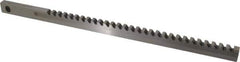 Dumont Minute Man - 9/16" Keyway Width, Style AF, Keyseating Broach - Bright Finish, 9/16" Broach Body Width, 20" OAL - Exact Tool & Supply