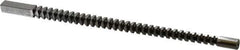 Dumont Minute Man - 10mm x 10-1/4" Overall Length, 0.4094" Pilot Hole Diam, Square Broach - 0.3937 to 0.3945" Tolerance, 0.553 to 0.555" Across Corners, 10.4mm Drill, 1/4" Pitch, 3/8 to 1-1/4" LOC, 3,600 Lbs. Pressure for Max LOC - Exact Tool & Supply