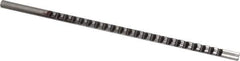 Dumont Minute Man - 1/16" Keyway Width, Production Keyway Broach - Bright Finish, 3/16" Broach Body Width, 13/64" to 1" LOC, 5-5/8" OAL, 390 Lbs Pressure for Max LOC - Exact Tool & Supply