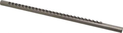 Dumont Minute Man - 1/8" Keyway Width, Production Keyway Broach - Bright Finish, 3/8" Broach Body Width, 17/64" to 1-1/4" LOC, 8-1/2" OAL, 850 Lbs Pressure for Max LOC - Exact Tool & Supply