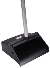 Ability One - 12" Wide Upright Dustpan - 32" Aluminum Handle - Exact Tool & Supply
