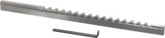 Value Collection - 5/32" Keyway Width, Style B, Keyway Broach - High Speed Steel, Bright Finish, 3/16" Broach Body Width, 19/64" to 1-11/16" LOC, 6-3/4" OAL - Exact Tool & Supply