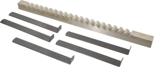 Value Collection - 3/4" Keyway Width, Style E, Keyway Broach - High Speed Steel, Bright Finish, 3/4" Broach Body Width, 1" to 6" LOC, 15-1/2" OAL - Exact Tool & Supply