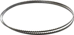 Starrett - 4 TPI, 7' 9" Long x 1/4" Wide x 0.025" Thick, Welded Band Saw Blade - Carbon Steel, Toothed Edge, Raker Tooth Set, Flexible Back, Contour Cutting - Exact Tool & Supply
