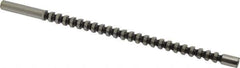 Dumont Minute Man - 1/4" Hex, 1/4" Pilot Hole Diam, 1/4 to 3/4" Length of Cut, Hexagon Broach - 0.287 to 0.289" Across Corners, 6" OAL, 1,025 Lb Pressure for Max Length of Cut, 3/16" Pitch, High Speed Steel - Exact Tool & Supply