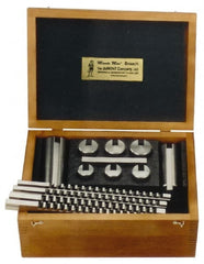 Dumont Minute Man - 12 Piece, 5/16 to 1/2" Keyway Width, Style D Keyway Broach Set - Exact Tool & Supply