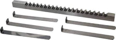 Dumont Minute Man - 3/4" Keyway Width, Style E, Keyway Broach - High Speed Steel, Bright Finish, 3/4" Broach Body Width, 1" to 6" LOC, 15-1/2" OAL, 11,900 Lbs Pressure for Max LOC - Exact Tool & Supply