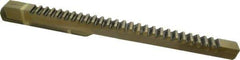 Dumont Minute Man - 1" Keyway Width, Style F, Keyway Broach - High Speed Steel, Bright Finish, 1" Broach Body Width, 1" to 6" LOC, 20-1/4" OAL, 11,100 Lbs Pressure for Max LOC - Exact Tool & Supply