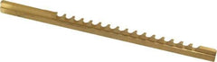 Dumont Minute Man - 1/8" Keyway Width, Style B, Keyway Broach - TiN Finish, 3/16" Broach Body Width, 6-3/4" OAL - Exact Tool & Supply
