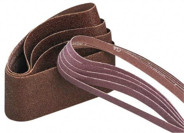 Norton - 1-1/2" Wide x 60" OAL, 50 Grit, Aluminum Oxide Abrasive Belt - Aluminum Oxide, Coarse, Coated, Series R228 - Exact Tool & Supply