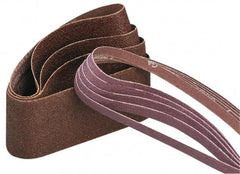 Norton - 4" Wide x 48" OAL, 50 Grit, Aluminum Oxide Abrasive Belt - Aluminum Oxide, Coarse, Coated, Series R228 - Exact Tool & Supply