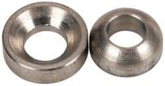 Gibraltar - 3/16" Bolt, Stainless Steel, Spherical Washer Assembly - 7/32" Inside x 7/16" Female Outside, 3/8" Male OD, 15/64" Thick, 5/64" Radius, 303 Grade - Exact Tool & Supply