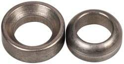 Gibraltar - 5/16" Bolt, Stainless Steel, Spherical Washer Assembly - 11/32" Inside x 9/16" Female Outside, 1/2" Male OD, 21/64" Thick, 1/16" Radius, 303 Grade - Exact Tool & Supply