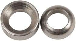 Gibraltar - 3/8" Bolt, Stainless Steel, Spherical Washer Assembly - 13/32" Inside x 11/16" Female Outside, 5/8" Male OD, 27/64" Thick, 3/32" Radius, 303 Grade - Exact Tool & Supply