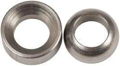 Gibraltar - 3/8" Bolt, Stainless Steel, Spherical Washer Assembly - 13/32" Inside x 11/16" Female Outside, 5/8" Male OD, 27/64" Thick, 3/32" Radius, 303 Grade - Exact Tool & Supply
