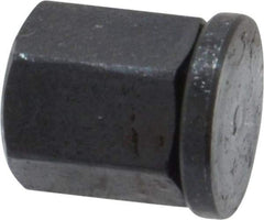 Gibraltar - 1/4-20, Black Oxide Finish, Steel Swivel Hex Nut - 3/8" Pad, 5/16" Wide x 13/32" High x 3/16" Deep - Exact Tool & Supply