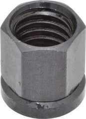 Gibraltar - 3/8-16, Black Oxide Finish, Steel Swivel Hex Nut - 1/2" Pad, 7/16" Wide x 17/32" High x 17/64" Deep - Exact Tool & Supply