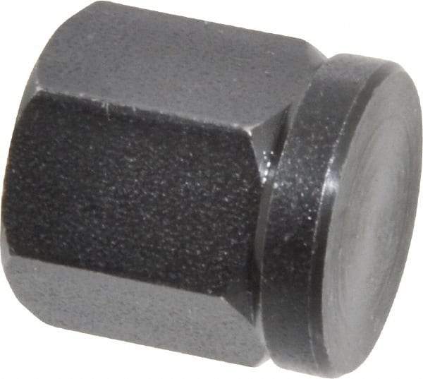 Gibraltar - 1/2-13, Black Oxide Finish, Steel Swivel Hex Nut - 11/16" Pad, 5/8" Wide x 21/32" High x 3/8" Deep - Exact Tool & Supply