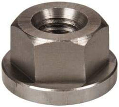 Gibraltar - 7/16-14, 1" Flange Diam, 9/16" High, 3/4" Across Flats, Flange Nut - Grade 303 Stainless Steel, 5/32" Flange Height - Exact Tool & Supply